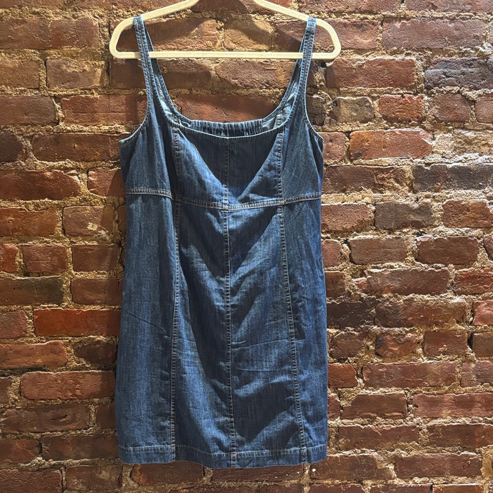 J. Crew Chambray Denim Mini Dress Size 12
